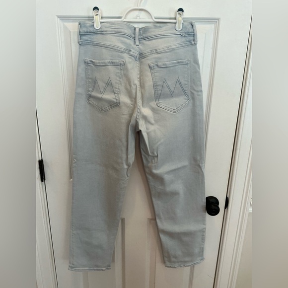 Mother denim jeans The Pixie Tomcat Ankle in Pina Colada Paradise sz 33 - Picture 5 of 11